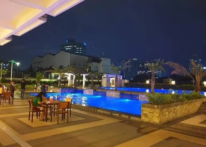 Apartamento Torre Demanila Taftavenue Kingbed1bedroombalcony 65inchestv Rooftop Viewing Lunetapark Manilaocean Manilabay Us Embassy Manila