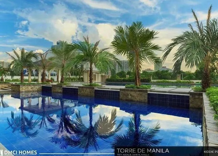 Torre Demanila Taftavenue Kingbed1bedroombalcony 65inchestv Rooftop Viewing Lunetapark Manilaocean Manilabay Us Embassy Apartamento Manila