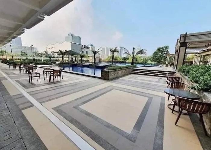 Torre Demanila Taftavenue Kingbed1bedroombalcony 65inchestv Rooftop Viewing Lunetapark Manilaocean Manilabay Us Embassy Apartamento *